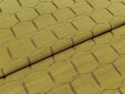 平和屋着物▽上質な紬 単衣 亀甲文 正絹 逸品 AABB2445jh