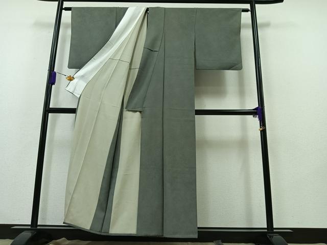 平和屋着物▽江戸小紋 単衣 鮫小紋柄 正絹 逸品 AABB2451jh
