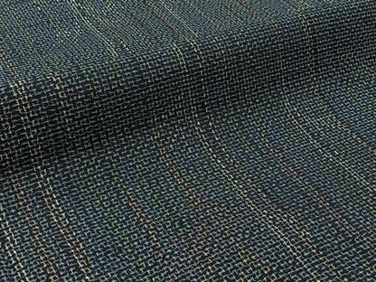 平和屋着物▽上質な紬　単衣　樹林文　正絹　逸品　AABB2456jh