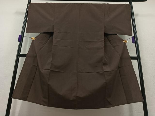 平和屋着物▽男性 紬 単衣 縞 綿 逸品 AABB2476jh
