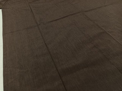 平和屋着物▽男性 紬 単衣 縞 綿 逸品 AABB2476jh