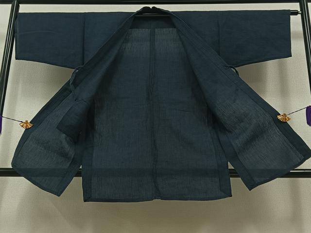 平和屋着物▽男性 作務衣 単衣 横段文 AABB2477jh