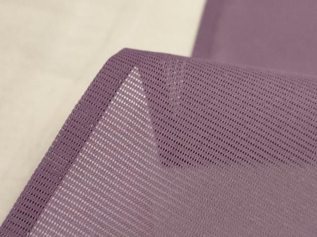 平和屋着物＊夏物　色無地　絽　葡萄鼠色　正絹　逸品　AABB2484jd