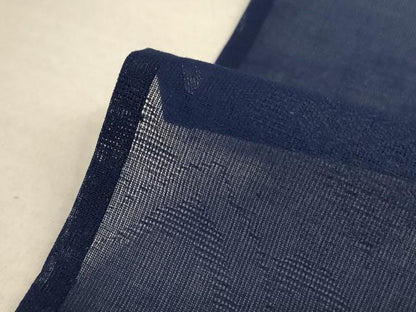 平和屋着物＊夏物 色無地 紗 留紺色 正絹 逸品 AABB2490jd