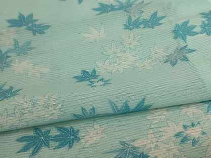 平和屋着物＊夏物 小紋 絽 楓文 正絹 逸品 AABB2500jd