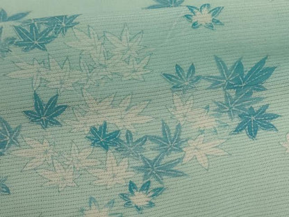 平和屋着物＊夏物 小紋 絽 楓文 正絹 逸品 AABB2500jd