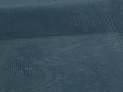 平和屋着物＊夏物　色無地　絽　流水楓紋紗　ロング丈　正絹　逸品　AABB2513jd