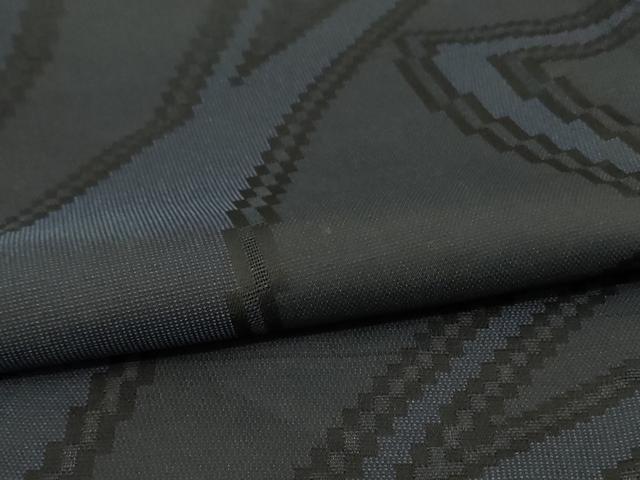 平和屋着物＊夏物 小紋 紗 幾何学文様 正絹 逸品 AABB2514jd