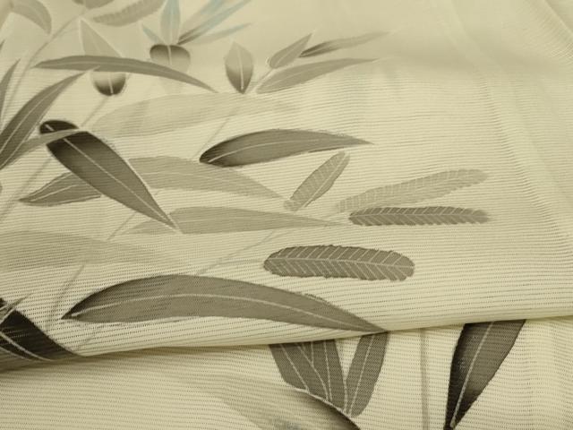 平和屋着物＊夏物 訪問着 絽 枝葉文 暈し染め 正絹 逸品 AABB2516jd