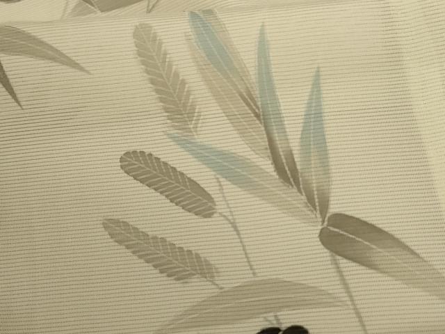 平和屋着物＊夏物 訪問着 絽 枝葉文 暈し染め 正絹 逸品 AABB2516jd