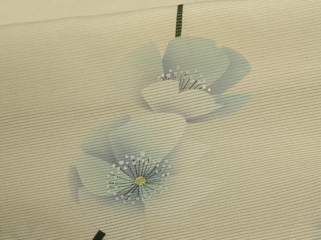 平和屋着物＊夏物 訪問着 絽 枝花文 暈し染め 正絹 逸品 AABB2519jd