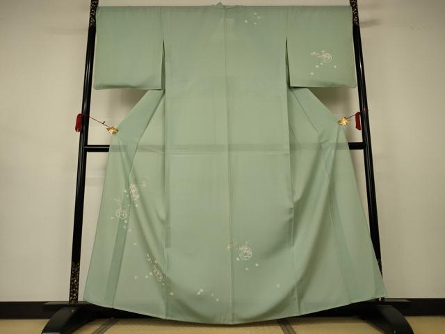平和屋着物＊夏物 訪問着 絽 花鞠文 金彩 正絹 逸品 AABB2527jd