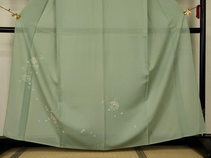 平和屋着物＊夏物 訪問着 絽 花鞠文 金彩 正絹 逸品 AABB2527jd