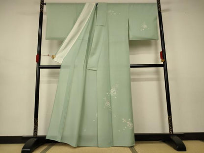 平和屋着物＊夏物 訪問着 絽 花鞠文 金彩 正絹 逸品 AABB2527jd