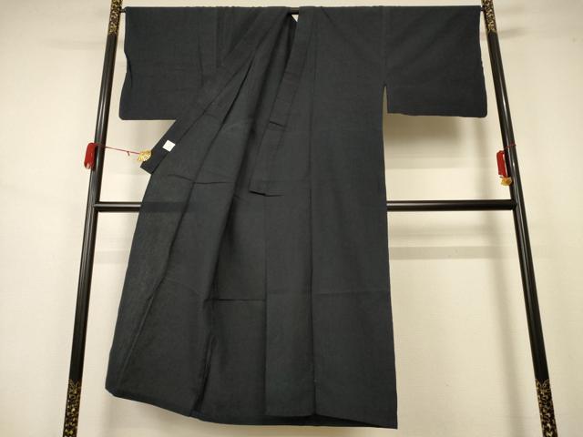 平和屋着物＊夏物 男性 縮織 蝋色 AABB2528jd
