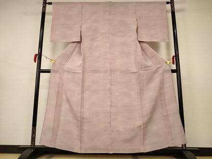 平和屋着物＊夏物 小紋 絽縮緬 霞文 暈し染め 正絹 逸品 未使用 AABB2531jd