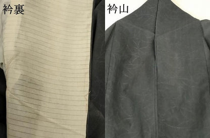 平和屋着物＊夏物 色無地 紗 仙斎茶色 正絹 逸品 AABB2545jd