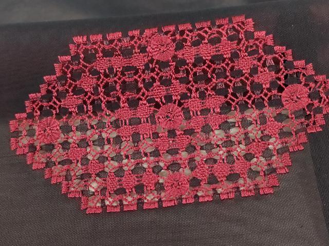 平和屋着物＊夏物 訪問着 紗 刺繍 花菱文 正絹 逸品 AABB2547jd