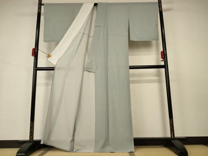 平和屋着物＊夏物 江戸小紋 絽 縞 正絹 逸品 未使用 AABB2549jd