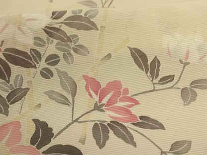 平和屋着物＊夏物 訪問着 絽 草花文 暈し染め 正絹 逸品 AABB2558jd