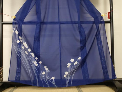 平和屋着物＊夏物 訪問着 絽 枝花文 洗える着物 AABB2562jd