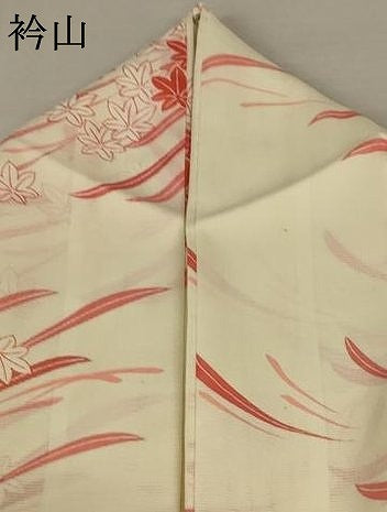 平和屋着物＊夏物 小紋 絽 楓文 洗える着物 AABB2566jd