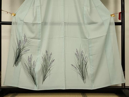 平和屋着物＊夏物　洗える最高級着物　＜英＞はなぶさ謹製　訪問着　絽　草花文　AABB2593jd