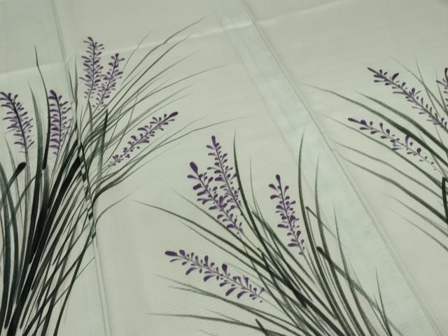 平和屋着物＊夏物　洗える最高級着物　＜英＞はなぶさ謹製　訪問着　絽　草花文　AABB2593jd