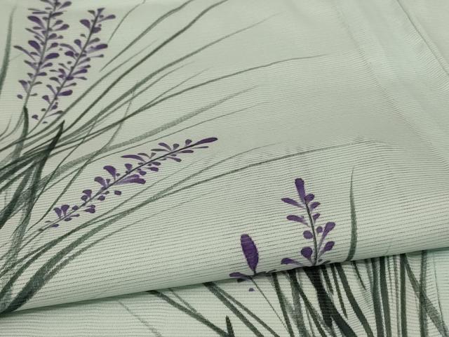 平和屋着物＊夏物　洗える最高級着物　＜英＞はなぶさ謹製　訪問着　絽　草花文　AABB2593jd