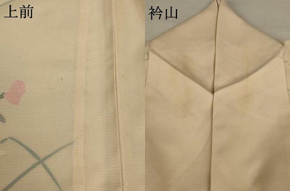 平和屋着物＊夏物 訪問着 絽 流水草花文 暈し染め 正絹 逸品 AABB2599jd