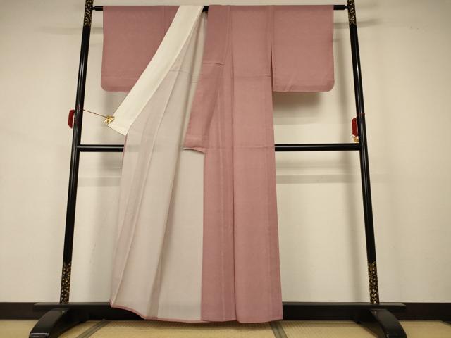 平和屋着物＊夏物 江戸小紋 絽 鮫小紋柄 正絹 逸品 AABB2601jd