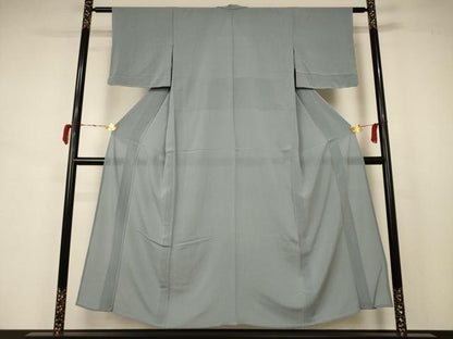 平和屋着物＊夏物 色無地 絽縮緬 豆がら茶色 正絹 逸品 未使用 AABB2602jd