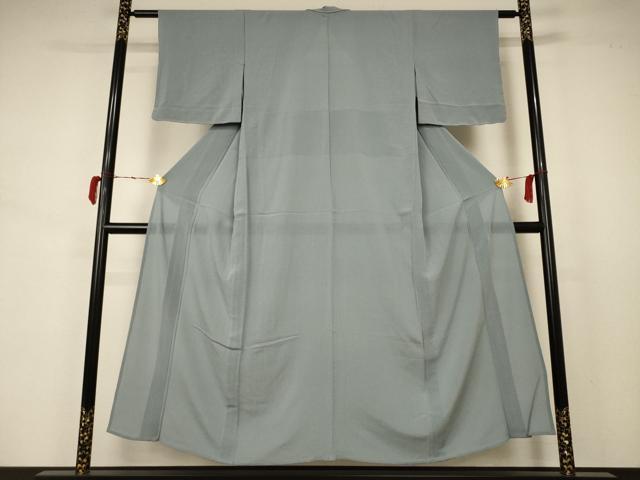 平和屋着物＊夏物 色無地 絽縮緬 豆がら茶色 正絹 逸品 未使用 AABB2602jd