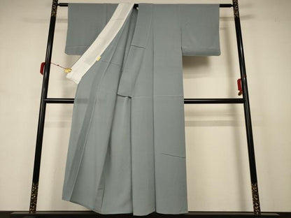 平和屋着物＊夏物 色無地 絽縮緬 豆がら茶色 正絹 逸品 未使用 AABB2602jd