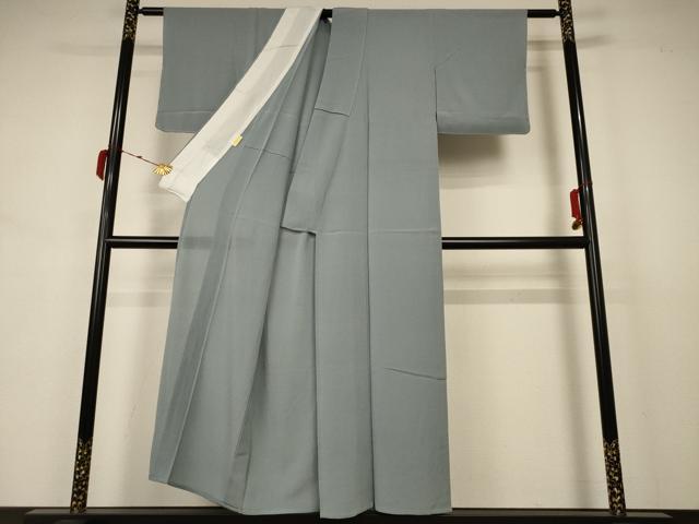平和屋着物＊夏物 色無地 絽縮緬 豆がら茶色 正絹 逸品 未使用 AABB2602jd