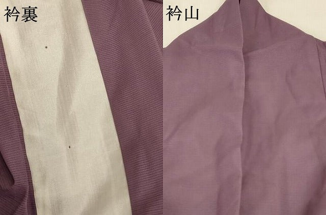 平和屋着物＊夏物 色無地 絽 梅鼠色 洗える着物 AABB2625jd