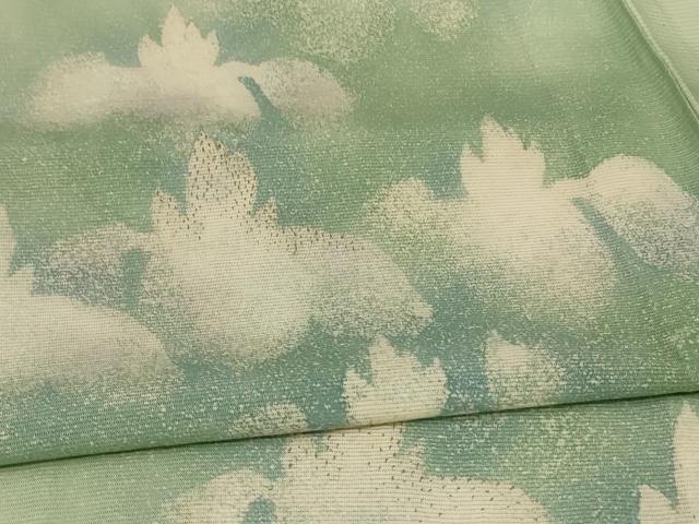 平和屋着物＊夏物 訪問着 絽 草花文 暈し染め 正絹 逸品 AABB2627jd
