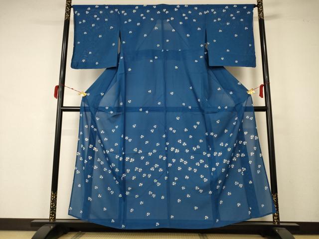 平和屋着物＊夏物 訪問着 絽 舞花文 正絹 逸品 未使用 AABB2628jd