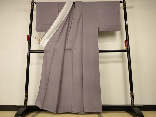 平和屋着物＊夏物 色無地 絽 鳩羽鼠色 正絹 逸品 未使用 AABB2630jd