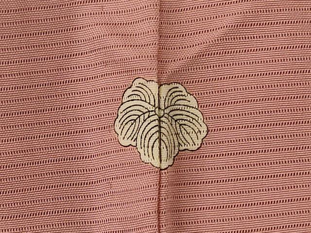 平和屋着物＊夏物　色無地　絽　宍色　正絹　逸品　AABB2631jd
