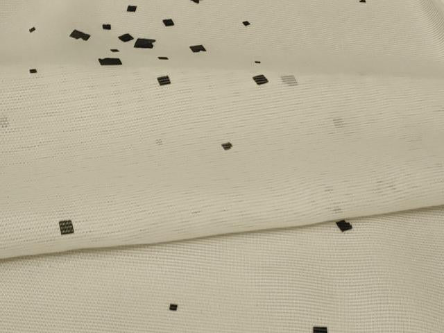 平和屋着物＊夏物 小紋 絽 箔散らし文 洗える着物 AABB2633jd
