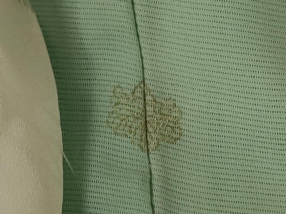 平和屋着物＊夏物　訪問着　絽　手描き　笹文　暈し染め　ロング丈　正絹　逸品　AABB2635jd