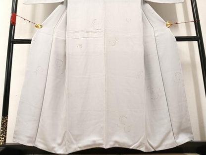 平和屋着物●訪問着　松葉文　正絹　逸品　AABB2923ph