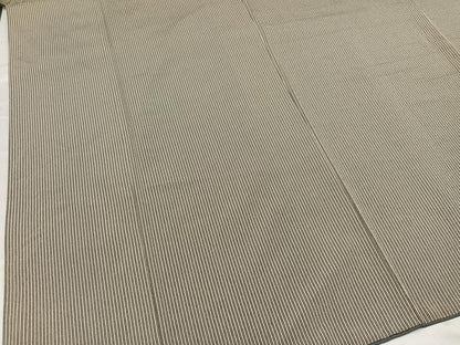 平和屋着物●男性 お召 縞 正絹 逸品 AABB2959ph