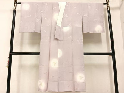 平和屋着物●長襦袢 袷 舞扇地紋 蛍暈し 阪急百貨店扱い 正絹 逸品 未使用 AABB2974ph