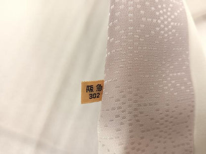 平和屋着物●長襦袢 袷 舞扇地紋 蛍暈し 阪急百貨店扱い 正絹 逸品 未使用 AABB2974ph