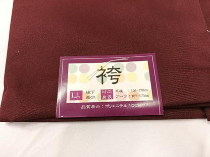 平和屋着物●行灯袴　刺繍　舞花文　金糸　洗える着物　未使用　AABB2983ph
