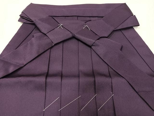 平和屋着物●行灯袴　刺繍　舞花文　金糸　洗える着物　未使用　AABB2995ph