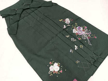 平和屋着物●行灯袴 刺繍 舞花文 金糸 洗える着物 未使用 AABB3000ph