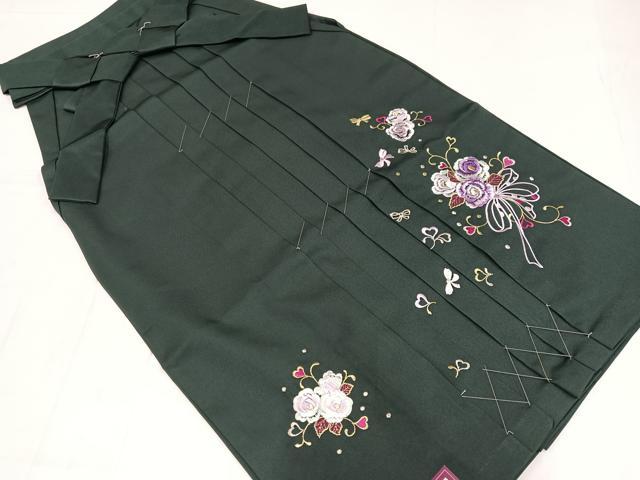 平和屋着物●行灯袴 刺繍 舞花文 金糸 洗える着物 未使用 AABB3000ph